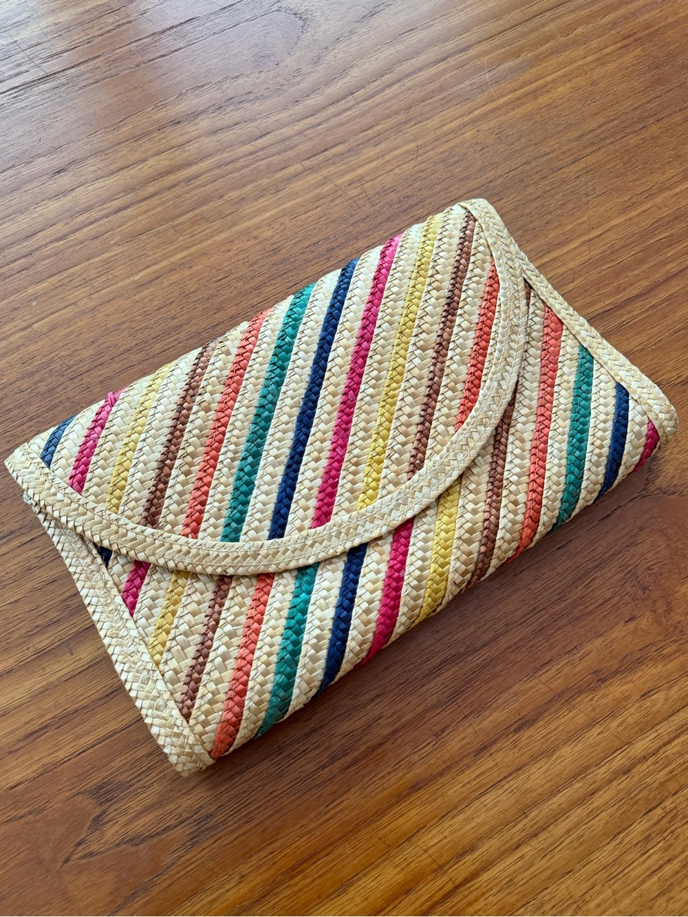 Vintage Lesco Woven Straw Cross Body Bag